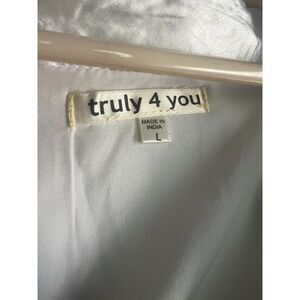 White, Gold Polka-Dotted Skirt